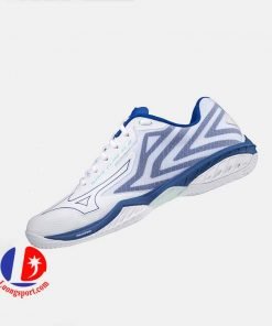 Giày cầu lông Mizuno Wave Claw EL 2 - Trắng xanh chính hãng