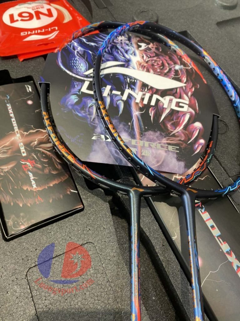 [FULL SET] Vợt cầu lông Lining AxForce 90 Tiger Max chính hãng 2022