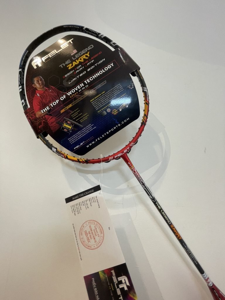 VỢT CẦU LÔNG FELET THE LEGEND ZAKRY LIMITED ĐỎ CHÍNH HÃNG 2022