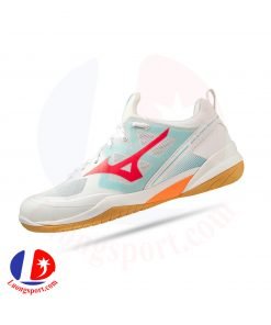 Giày cầu lông Mizuno Wave Fang Zero 2 - Trắng Xanh chính hãng
