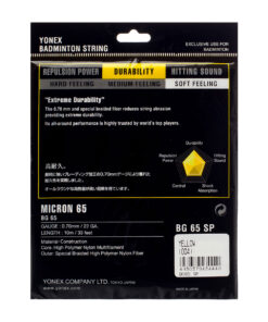 Alternative view of Dây cước căng vợt Yonex BG 65 Chính hãng