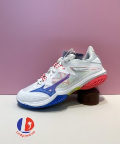 Alternative view of Giày cầu lông Mizuno Wave Claw Neo 2 - Trắng Đỏ chính hãng 2023
