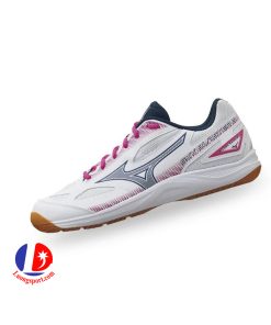 Giày Cầu Lông Mizuno Sky Blaster 3 - Trắng Hồng Xanh Chính Hãng