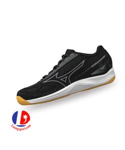 Giày Cầu Lông Mizuno Cyclone Speed 4 - Đen Bạc Trắng Chính Hãng