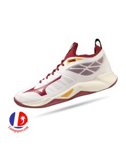 Giày Cầu Lông Mizuno Wave Dimension - Trắng Đỏ Chính Hãng (V1GA224045)