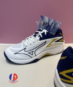 Alternative view of Giày Cầu Lông Mizuno Thunder Blade Z - Trắng Vàng Xanh Chính Hãng (V1GA237043)