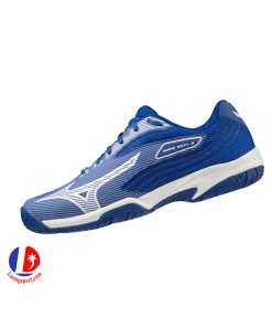 Giày Cầu Lông Mizuno Gate Sky Plus 3 - Trắng Xanh Dương Chính Hãng (71GA234026)
