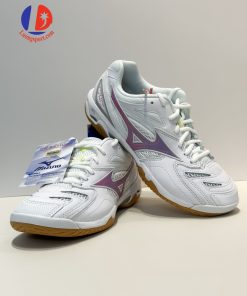 Alternative view of Giày Cầu Lông Mizuno Wave Fang Pro - Trắng Tím Chính Hãng (71GA210021)
