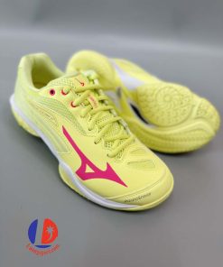 Alternative view of Giày Cầu Lông Mizuno Wave Claw 2 - Vàng Chanh Hồng (71GA211023)