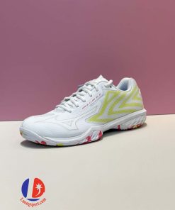 Alternative view of Giày Cầu Lông Mizuno Wave Claw El 2 - Vàng Hồng Trắng Chính Hãng (71GA228023)