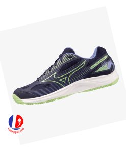 Giày Cầu Lông Mizuno Cyclone Speed 4 - Xanh Than Chính Hãng (71GA238011)