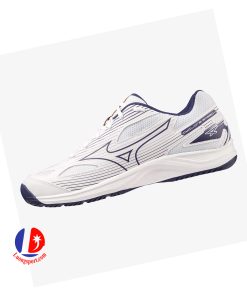 Giày Cầu Lông Mizuno Cyclone Speed 4 - Trắng Tím Chính Hãng (71GA238043)