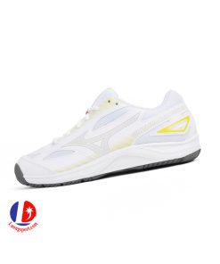 Giày Cầu Lông Mizuno Sky Blaster 3 - Trắng Vàng Chính Hãng (71GA234522)