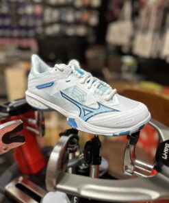 Alternative view of Giày Cầu Lông Mizuno Wave Claw Neo 2 - Trắng Xanh Biển Chính Hãng (71GA227020)