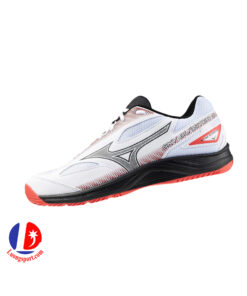 Giày Cầu Lông Mizuno Sky Blaster 3 - Trắng Đỏ Đen Chính Hãng (71GA234503)