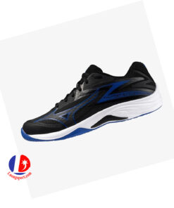 Giày Cầu Lông Mizuno Thunder Blade Z - Đen Xanh Chính Hãng (V1GA237054)