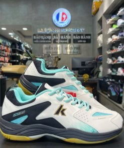 Giày Cầu Lông Kawasaki K3333 Trắng Xanh Chính Hãng