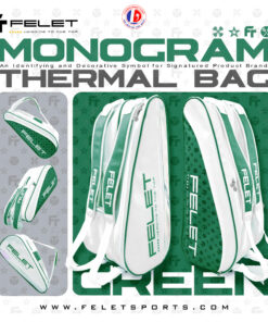 Alternative view of Túi Cầu Lông Felet Monogram Thermal Bag (Green) Chính Hãng