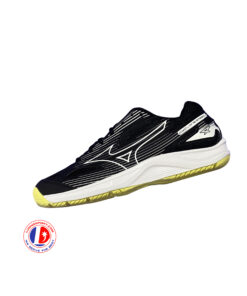 Giày Cầu Lông Mizuno Cyclone Speed 4 - Đen Trắng Vàng Chính Hãng (V1GA238012)