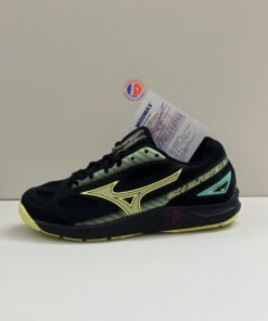 Alternative view of Giày Cầu Lông Mizuno Sky Blaster 3 - Đen Vàng Xanh Chính Hãng (71GA234532)