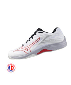 Giày Cầu Lông Mizuno Thunder Blade Z - Trắng Đỏ Đen Chính Hãng (V1GA237096)