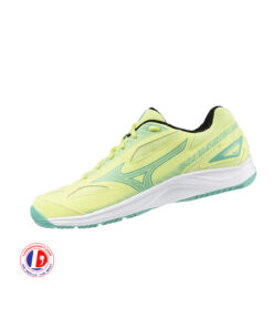 Giày Cầu Lông Mizuno Sky Blaster 3 - Vàng Xanh Trắng Chính Hãng (71GA234531)
