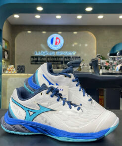 Alternative view of Giày Cầu Lông Mizuno Wave Fang 2 - Trắng Xanh Chính Hãng (71GA231302)
