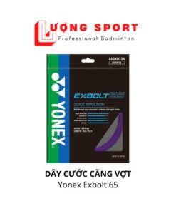 Dây Cước Căng Vợt Yonex BG Exbolt 65 - Tím (Tặng 1 quấn cán - Free công đan)