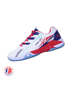Giày cầu lông Felet Power Boost - Trắng Xanh chính hãng