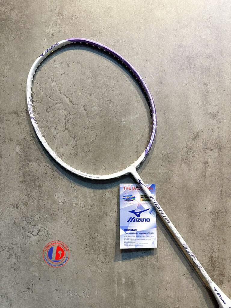 Vợt cầu lông Mizuno Fioria Lite Trắng Tím chính hãng