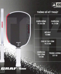 Alternative view of Vợt Pickleball Joola Graf Pro 16mm chính hãng 2025