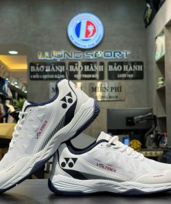 Alternative view of Giày Cầu Lông Yonex Voltrex White/ Navy Blue Chính Hãng 2025