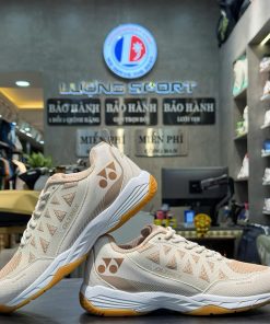 Giày Cầu Lông Yonex Voltrex Beige / Gold Chính Hãng 2025