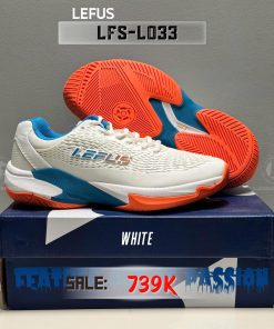 Giày Pickleball/Tennis Lefus L033 (White) Chính Hãng