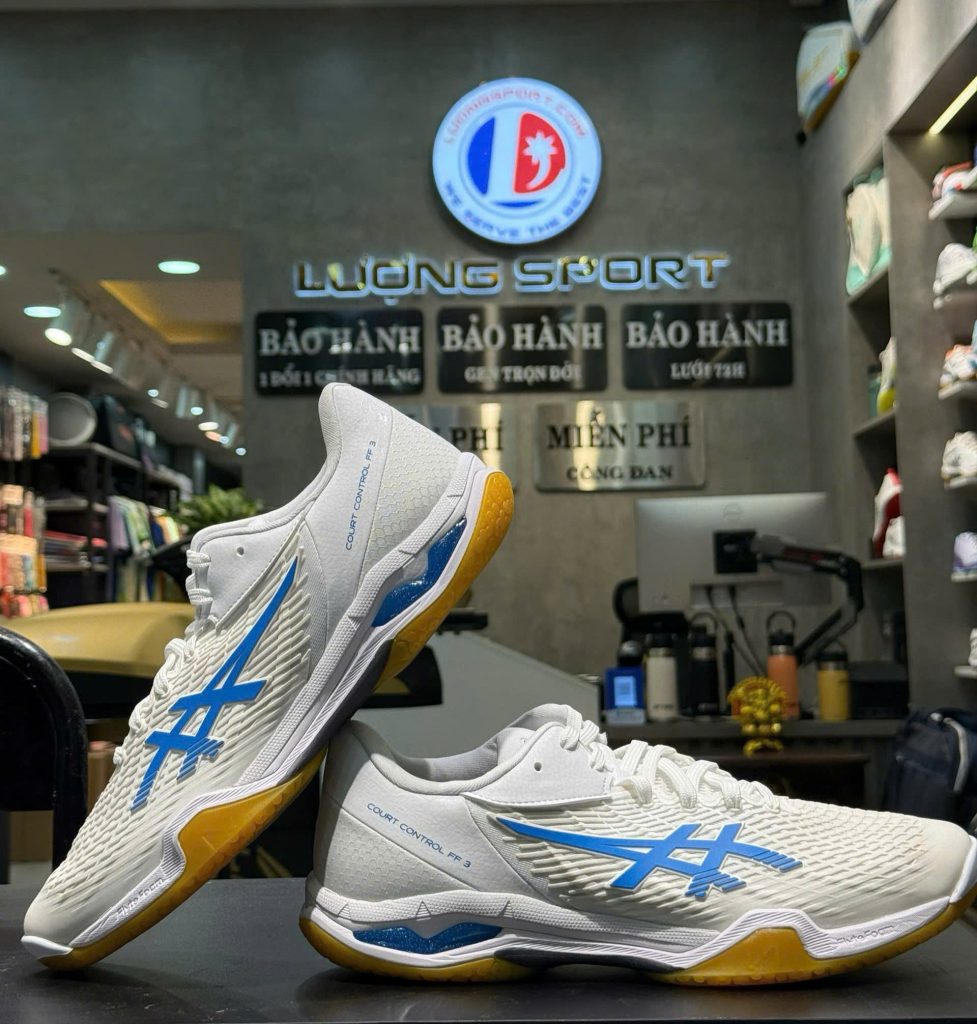 Giày cầu lông Asics Court Control FF 3 Men Trắng 2025