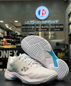 Giày cầu lông Yonex Cascade Accel - White / Sky Blue