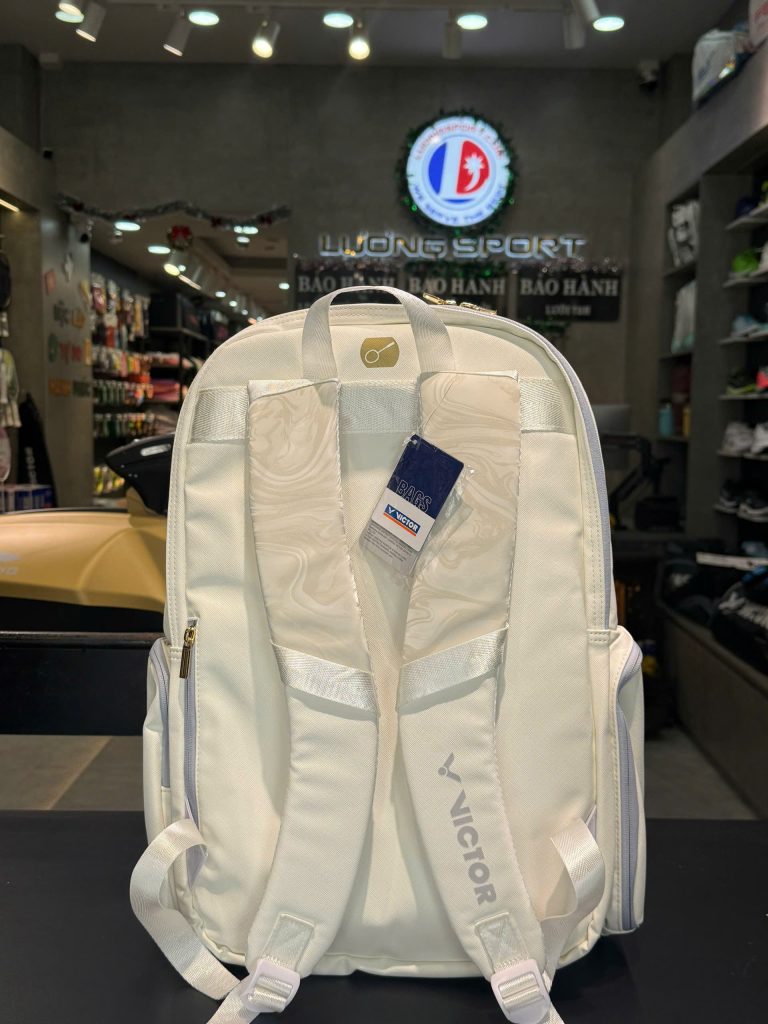 Balo cầu lông Victor BR5043 AT - Trắng chính hãng 