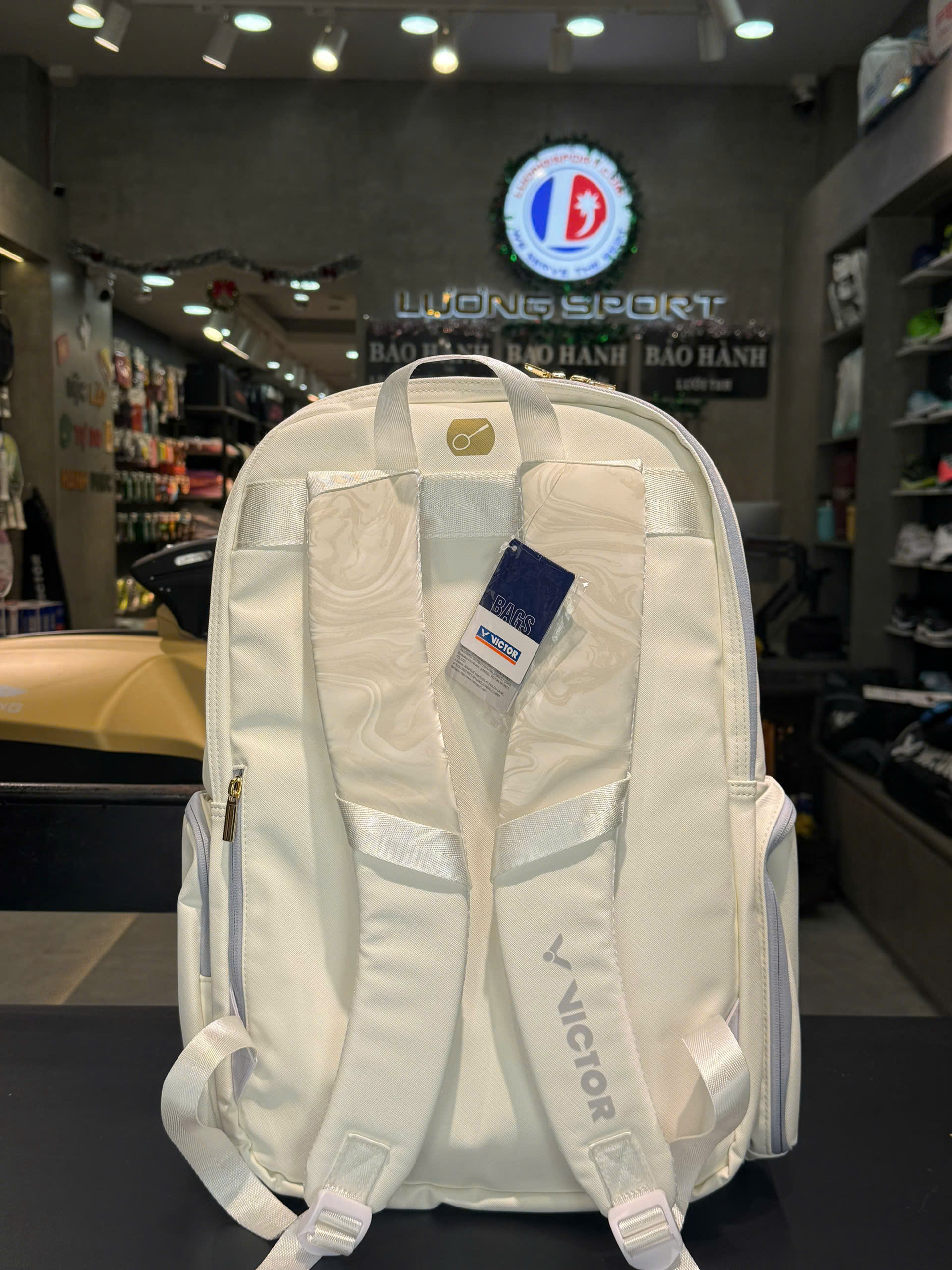 Balo Cầu Lông Victor BR5043 AT - Trắng  Chính Hãng 2025 - Ảnh 2