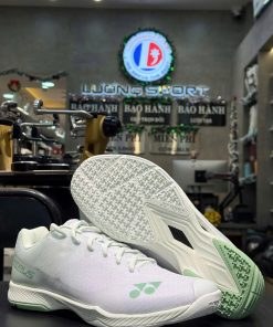 Giày Cầu Lông Yonex Aerus Z Wide - White/Green Chính Hãng 2025